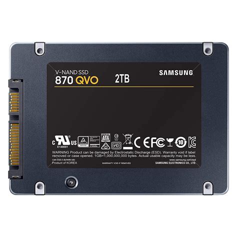 2tb Samsung 870 Qvo 2 5 Sata Iii Ssd Mz 77q2t0bw Ccl