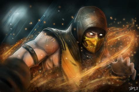 Mortal Kombat Scorpion Scorpion Mortal Kombat Games Artstation Hd Wallpaper Peakpx