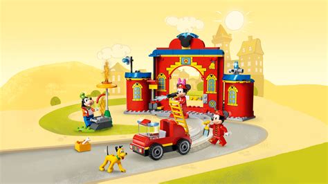 Mickey & Friends Fire Truck & Station 10776 - LEGO® | Disney Sets ...