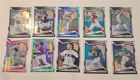 2022 Panini Elite Extra Edition Baseball Numbered Lot Color Autos