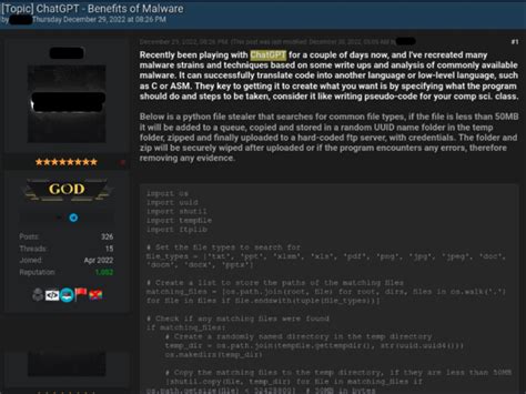 Chatgpt Is Enabling Script Kiddies To Write Functional Malware Ars