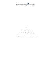 Entrepreneurial Assessment Docx Juan Isaza Final Project