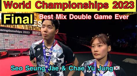 Seo Seung Jae Chae Yu Jung Is World Champion Defeated Zheng Si Wei