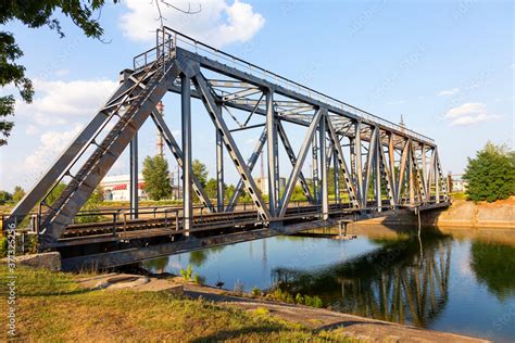 Railway Bridge Over The Pripyat River Chernobyl Metal Structure