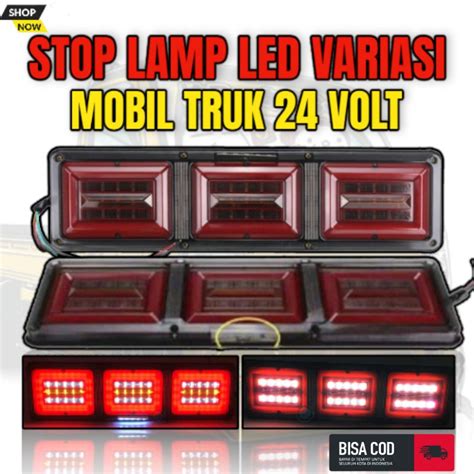 Jual Sepasang Lampu Stoplamp Stop Lamp Rem Led Mobil Variasi Truk Truck