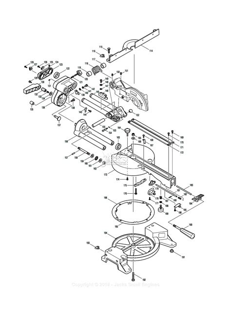 Makita Miter Saw Parts Diagram