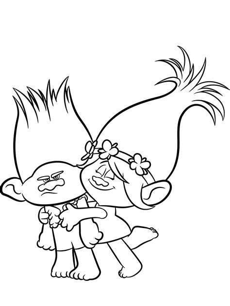 Desenhos Para Colorir Dos Trolls