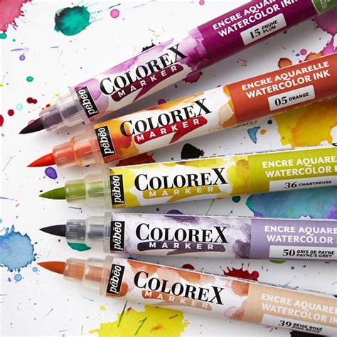 Colorex Antigo - NIEUW! ColoreX markers van Pébéo, en aangepast pipetflesje