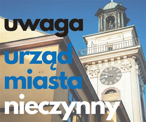 Urząd miasta nieczynny 2 listopada