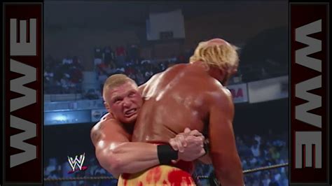 Brock Lesnar Vs Hulk Hogan SmackDown August 8 2002 YouTube