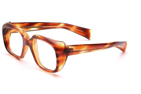 Vintage Selecta Glasses Men 70s New Brown Acetate Fas Gem