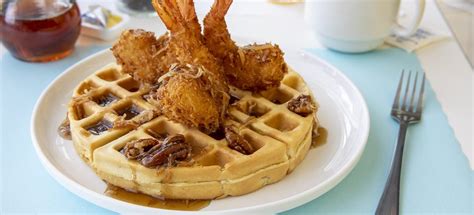 Coconut Shrimp And Waffles Recipe King And Prince Seafood