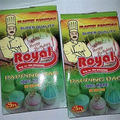 Jual Plastik Segitiga Royal Pipping Bag Hdpe Lembar Shopee