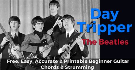 Day Tripper Chords And Strumming The Beatles The Guitar Process