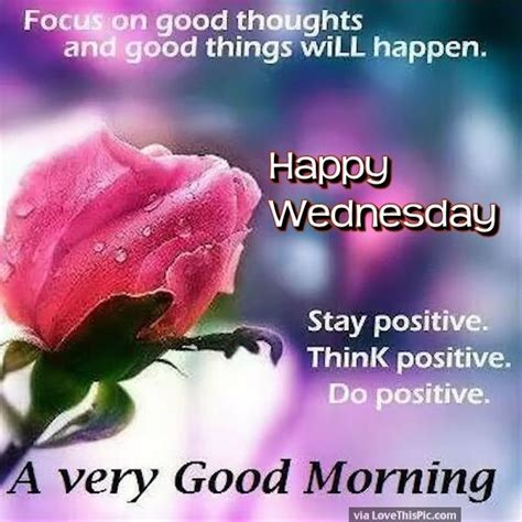 Happy Wednesday - Good Morning Wishes & Images