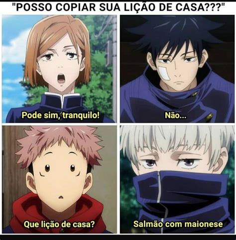 Pin de em 𝑱𝑼𝑱𝑼𝑻𝑺𝑼 𝑲𝑨𝑰𝑺𝑬𝑵 Memes de anime Animes em