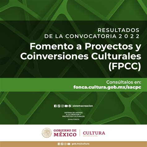 El Sistema De Apoyos A La Creaci N Y Proyectos Culturales Anuncia Los