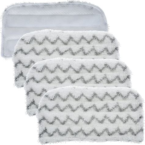 4 Pack Steam Mop Replacement Pads Compatible With Shark Steam Mop S1000