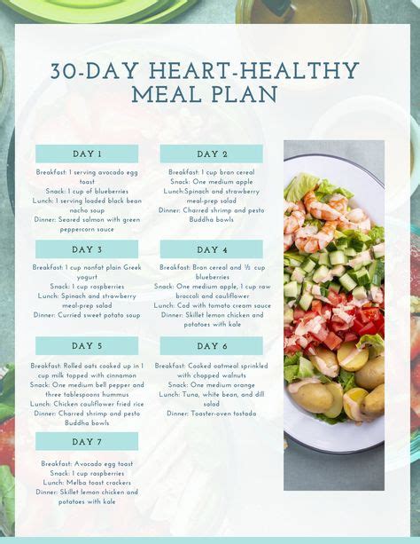 Heart Healthy Diet Recipes, Heart Healthy Eating, Healthy Eating Plan ...