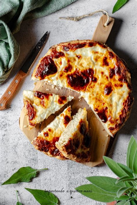 Focaccia Allo Stracchino Impastando A Quattro Mani