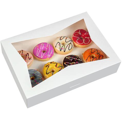 Buy Pack White Pastry Bakery Box X X Inch Large Donuts Muffins