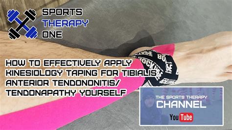 How To Effectively Apply Kinesiology Taping For Ankle Pain Tibialis