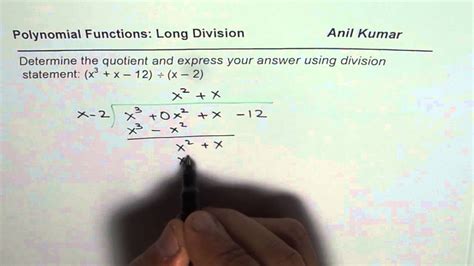 Long Division Of Polynomial Equation With Missing Term Youtube