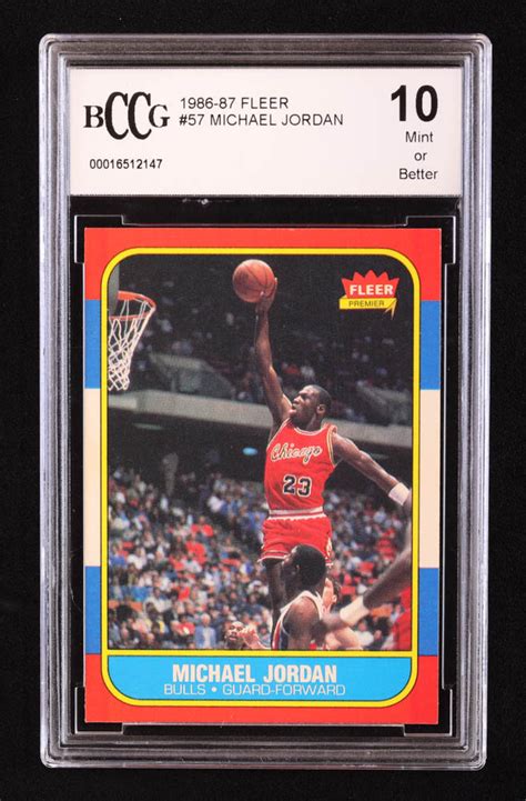 Michael Jordan Fleer Rc Bccg Pristine Auction