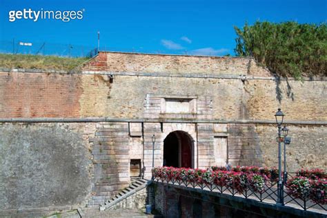 Fortress Wall Peschiera Del Garda Venetia Italy