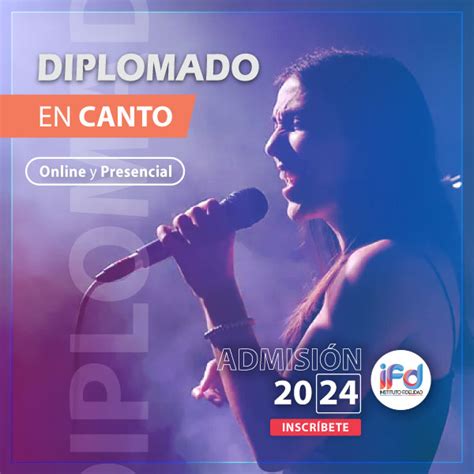 Diplomado En Canto Instituto Fidelidad Academia De M Sica