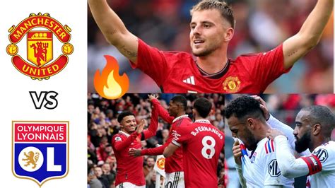 Man United Vs Lyon Nd Pre Season Friendly Game Manchester United