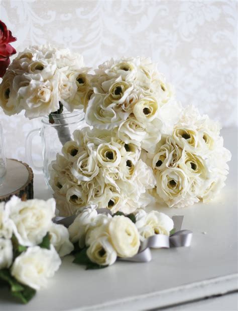 Morgann Hill Designs: Silk Bride Bouquet Rustic Chic Wedding Roses ...