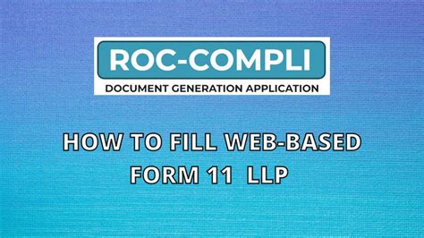 Llp Form Filing On Mca V How To File Form On New Mca Portal