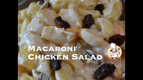 Pinoy Macaroni Chicken Salad Youtube