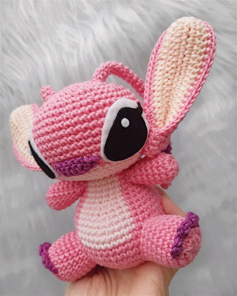 Angel Stitch Amigurumi Mickey Mouse De Ganchillo Juguetes De