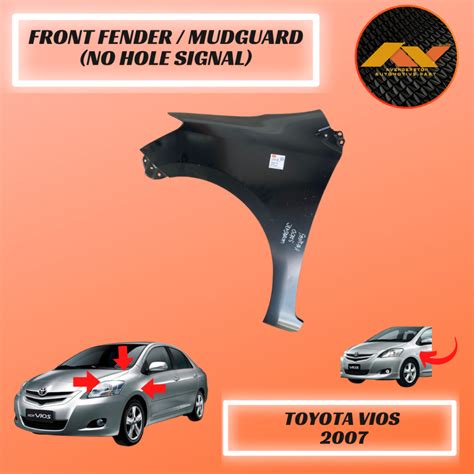 Toyota Vios Ncp93 Fender Mudguard Besi No Signal Hole New High