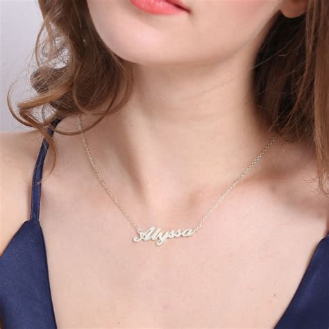 Personalized Carrie Name Necklace Sterling Silver - GetNameNecklace