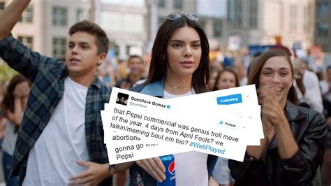 Celebs React To Kendall Jenners Controversial Pepsi Commercial Youtube