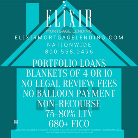 Nationwide Portfolio Lending Elixir Mortgage Lending