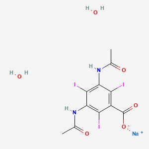 Sodium diatrizoate dihydrate | C11H12I3N2NaO6 | CID 23702148 - PubChem