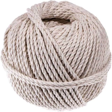 3 Strand Cable Cotton Twine 3 Mm X 200 Feet Mason Line