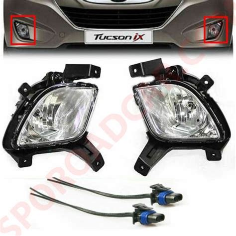 Fog Light Lamp Lh Rh Wire 4P For 2010 2015 Hyundai Tucson Ix 35 Genuine