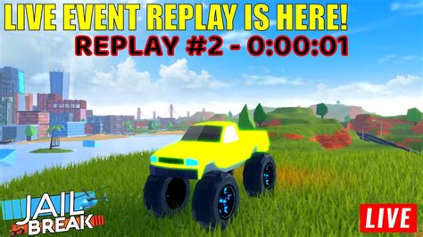 Live Event Replay Countdown Roblox Jailbreak Live