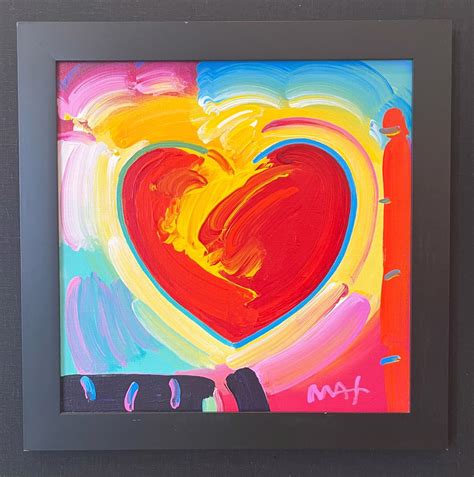 Heart By Peter Max Onessimo Fine Art