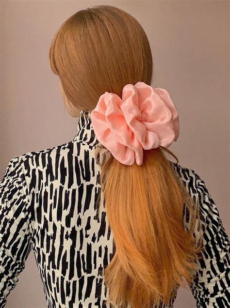 Tendencia De Scrunchies Extra Grandes Moda Instagram Peinados Hechos Por Ti Mismo Pañuelos