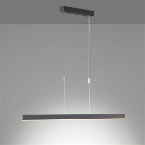 Suspension LED Réglable en hauteur Variateur de couleur Largeur 140 cm