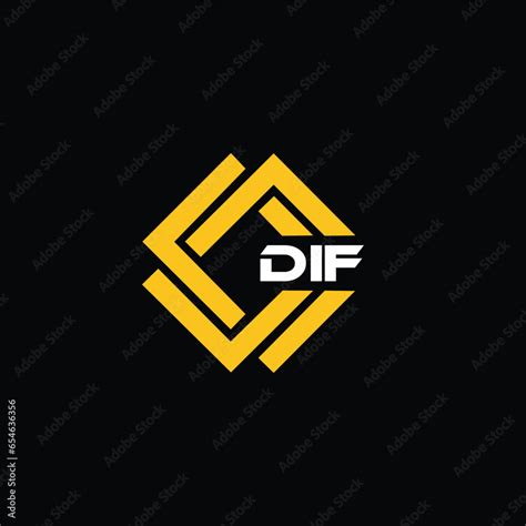dif letter design  logo  icondif typography  technology
