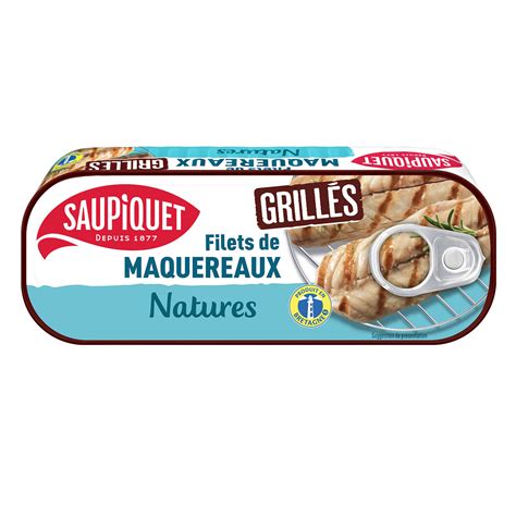 Filets De Maquereaux Grill S Natures Saupiquet La Boite De G