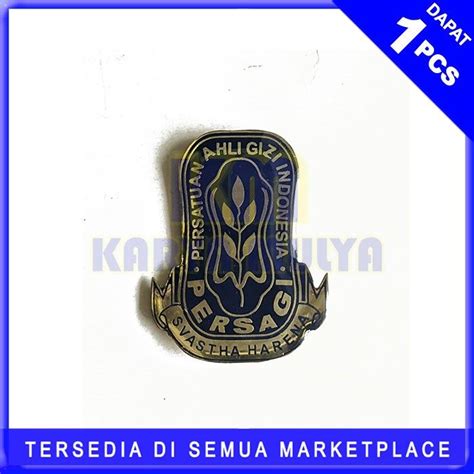 Pin Persagi Lencana Pin Persatuan Ahli Gizi Indonesia Ukuran Besar Lazada Indonesia