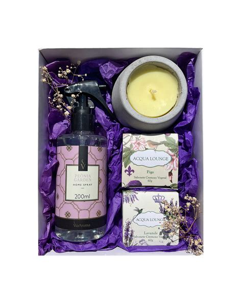 Kit Presente Aroma Sabonetes Vela Casa da Mãe Joana Shop